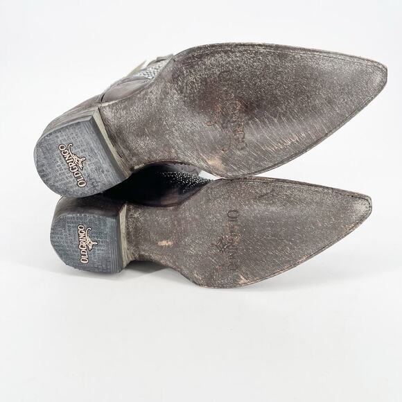 NWOB Old Gringo Brown Swarovski Crystal Eagle Western Cowgirl Boot size 7.5 - Picture 12 of 12